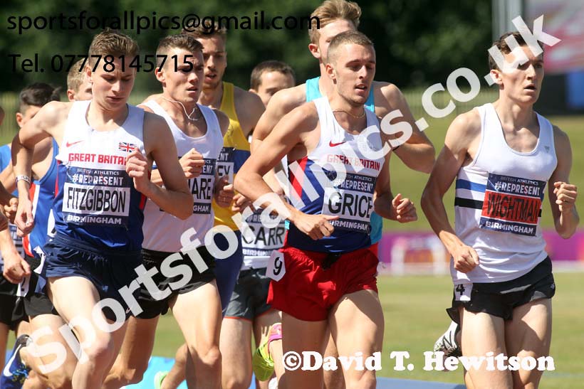 Mens 1500 metres, British World Championship Team Trials, Alexander Stadium, Birmingham